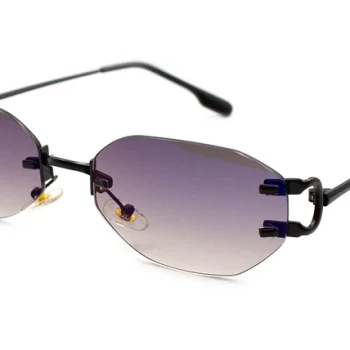 Stylish purple gradient sunglasses